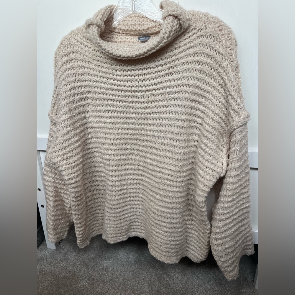 Aerie sweater- drop sleeve and soft.